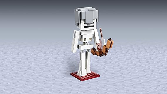 Amazon レゴ Lego マインクラフト マインクラフト ビッグフィグ スケルトンとマグマキューブ ブロック おもちゃ 男の子 ブロック おもちゃ