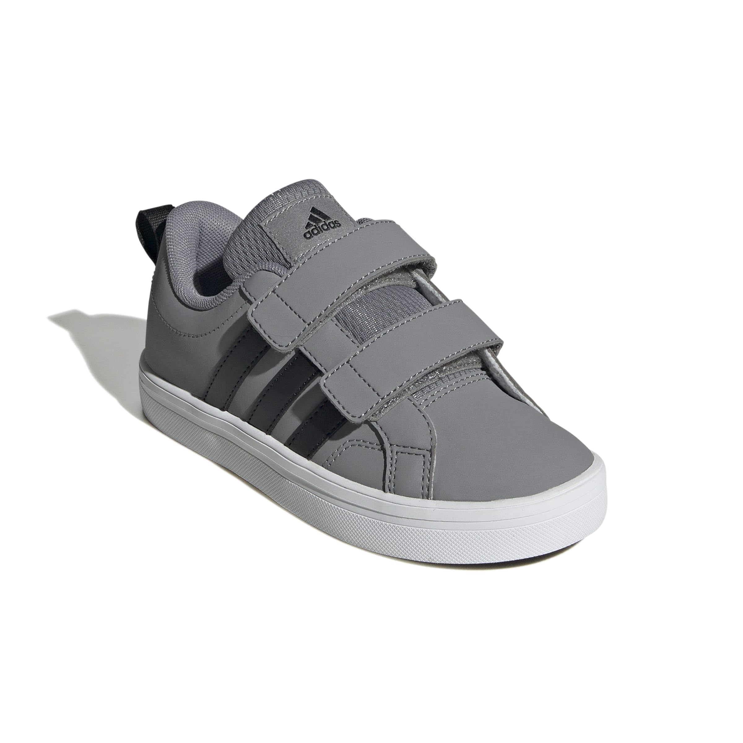 Adidas Unisex Kinder VS Pace 2.0 Hook and Loop Shoes Kids, Grey Three/core Black/Cloud White, 35 EU 3