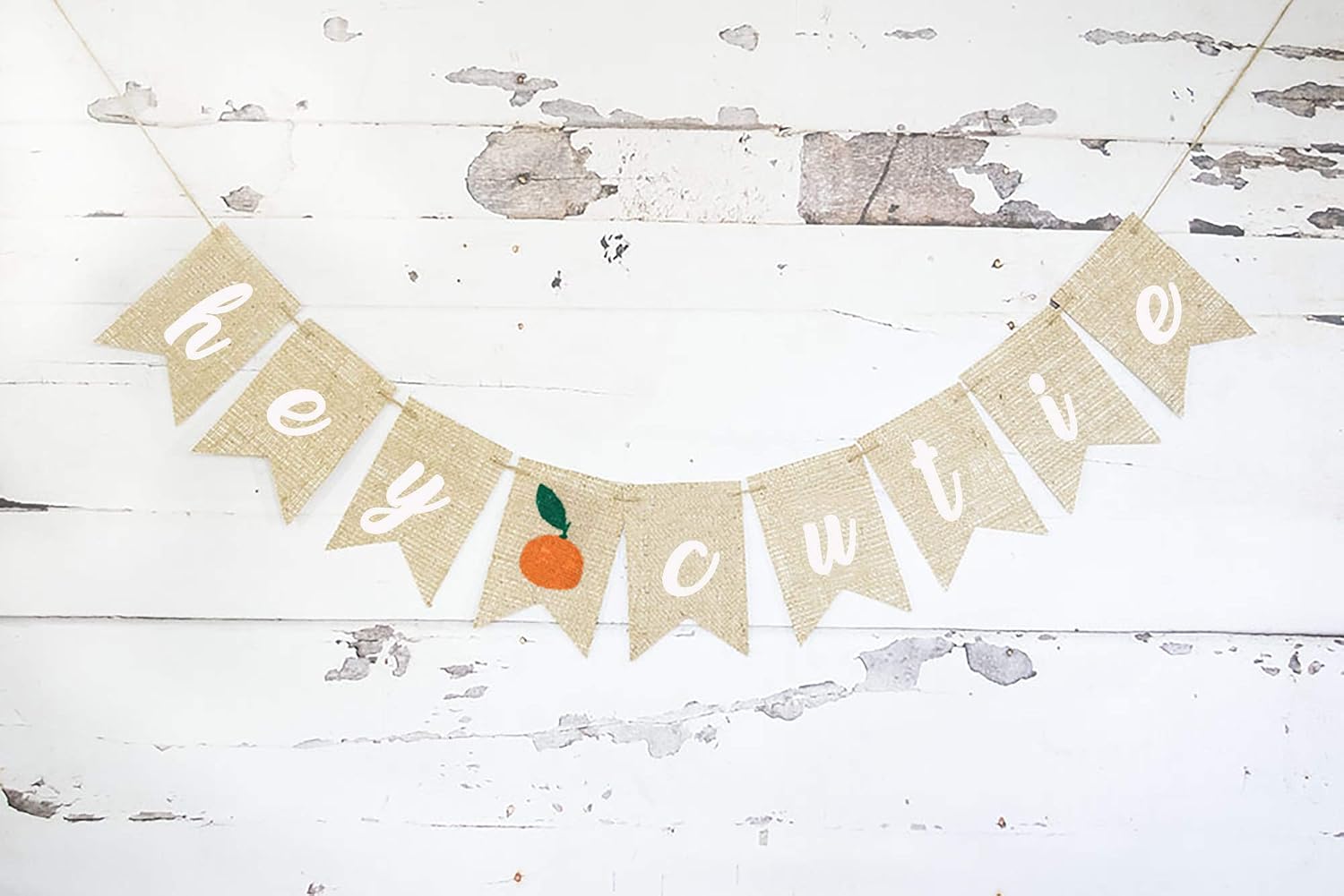 Amazon Com Hey Cutie Banner Tangerine Little Cutie Sign Baby