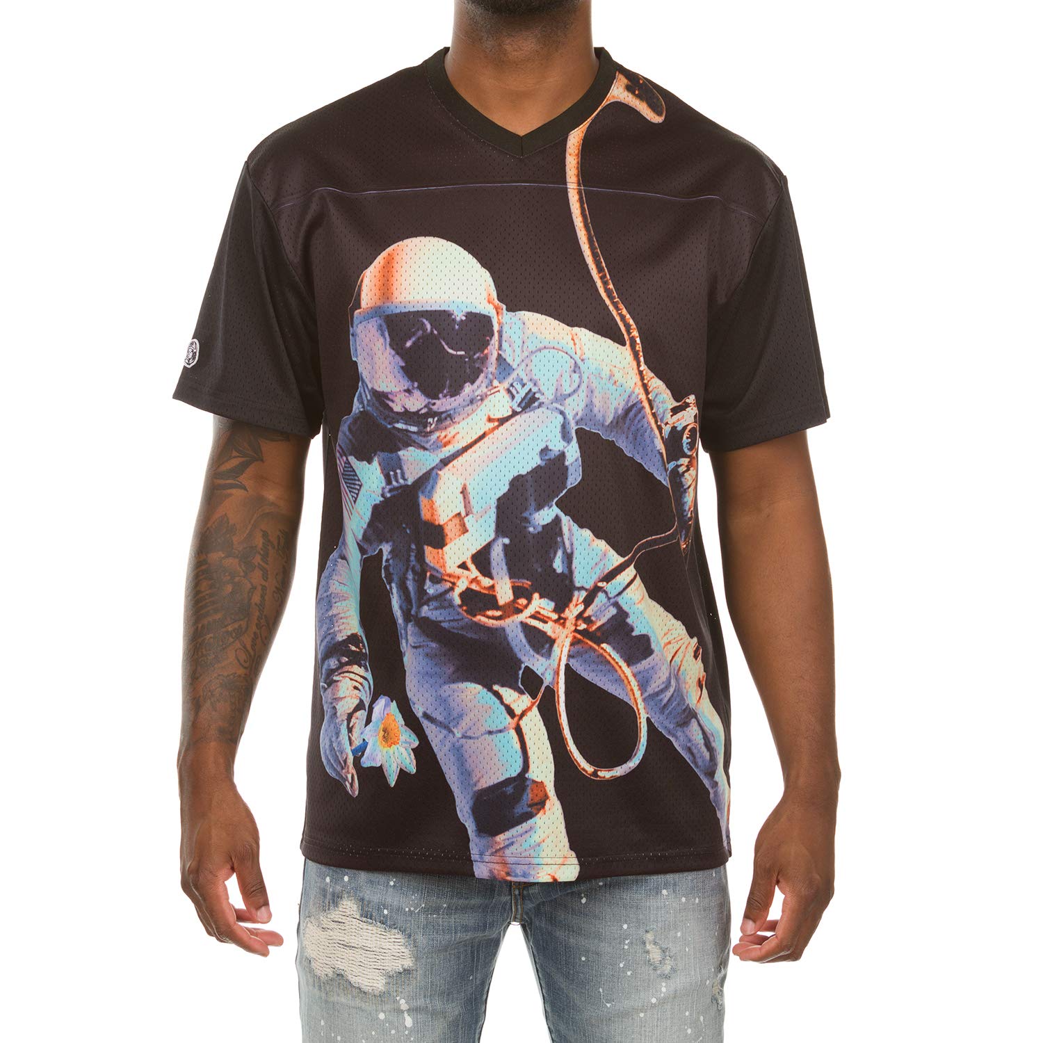 Billionaire Boys Club Men’s BB Universe Short Sleeves Knit T-Shirt 801-4302