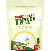 Sunny's Farm Tapioca Flour &ndash; Non-GMO, Gluten-Free, Grain-Free, Vegan Tapioca Starch for Baking, Cooking &amp; Boba Tea &ndash; 16oz (Pack of 1)