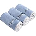 BOBOR Gym Towels Set, Microfiber Sports Towel for Men and Women, Super Soft and Quick-Drying 3-Pack Set Towel, for Tennis, Yoga, Cycling, Swimming (Blue 3 Pack, 14" x 29")