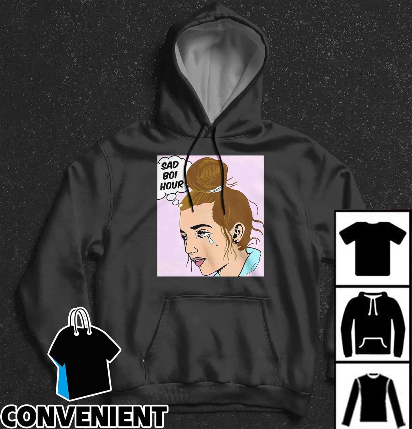 Emma Chamberlain Sad Boi Hour T Shirt Long Sleeve Sweatshirt Hoodies