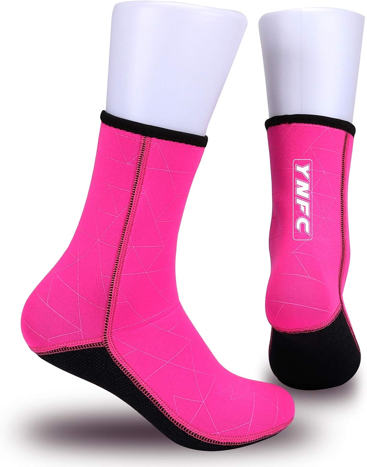YNFC Diving Socks Neoprene Socks Beach Booties Shoes 3mm Anti-Slip Wetsuit Boots Ultra Premium Water Fin Swim Socks for Beach Swim Boarding Kiteboarding and Water Sports : Sports & Outdoors