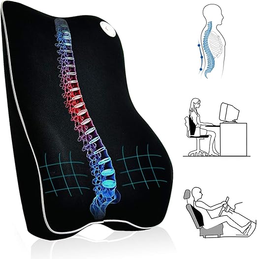 Amazon Com Payanwin Lumbar Support Pillow Back Cushion Memory