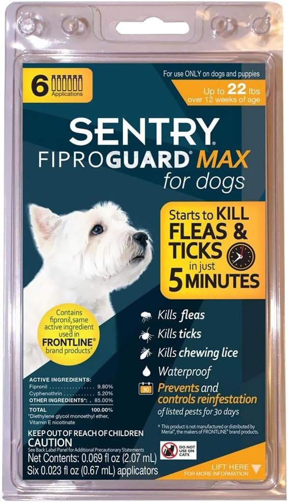 Fipro Max Flea <22# 6 Dose