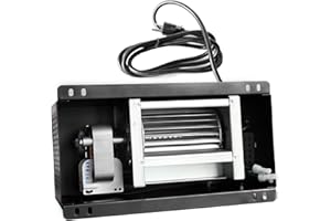 Hongso Speed Variable S31105 Blower Fan 110V ~ 120V for GHP Group, Monessen/Majestic (MHSC Brands), Majestic Dutchwest Windsor, CFM US Century Plate Steel Freestanding Wood Stove Fireplace