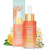 Pacifica Vitamin C Face Serum - Glow Baby Booster Facial Serum - Glycolic Acid Serum For Face - Dark Spot Corrector Anti Agin