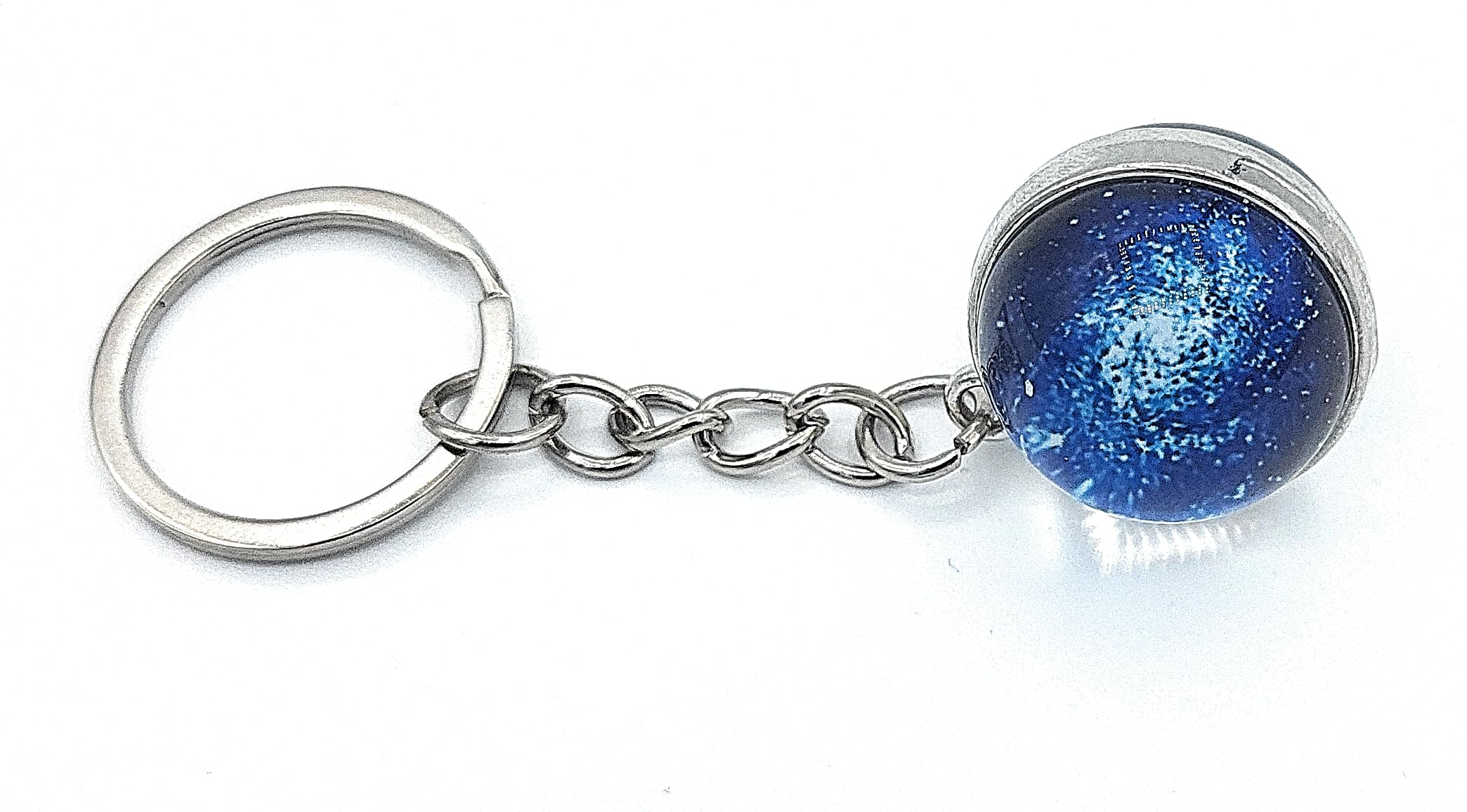 Deadly Diamonds Luminous universe keyring for boys girls adults glows in the dark