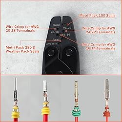 LEONTOOL Open Barrel Terminal Crimping Tool