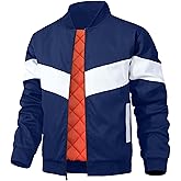 HYPESTFIT Mens Bomber Jacket Casual Windproof Fall Winter Outwear Quilted Insulated Padded Coats