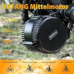Bafang BBS01B Central Motor with Battery 500W 36V