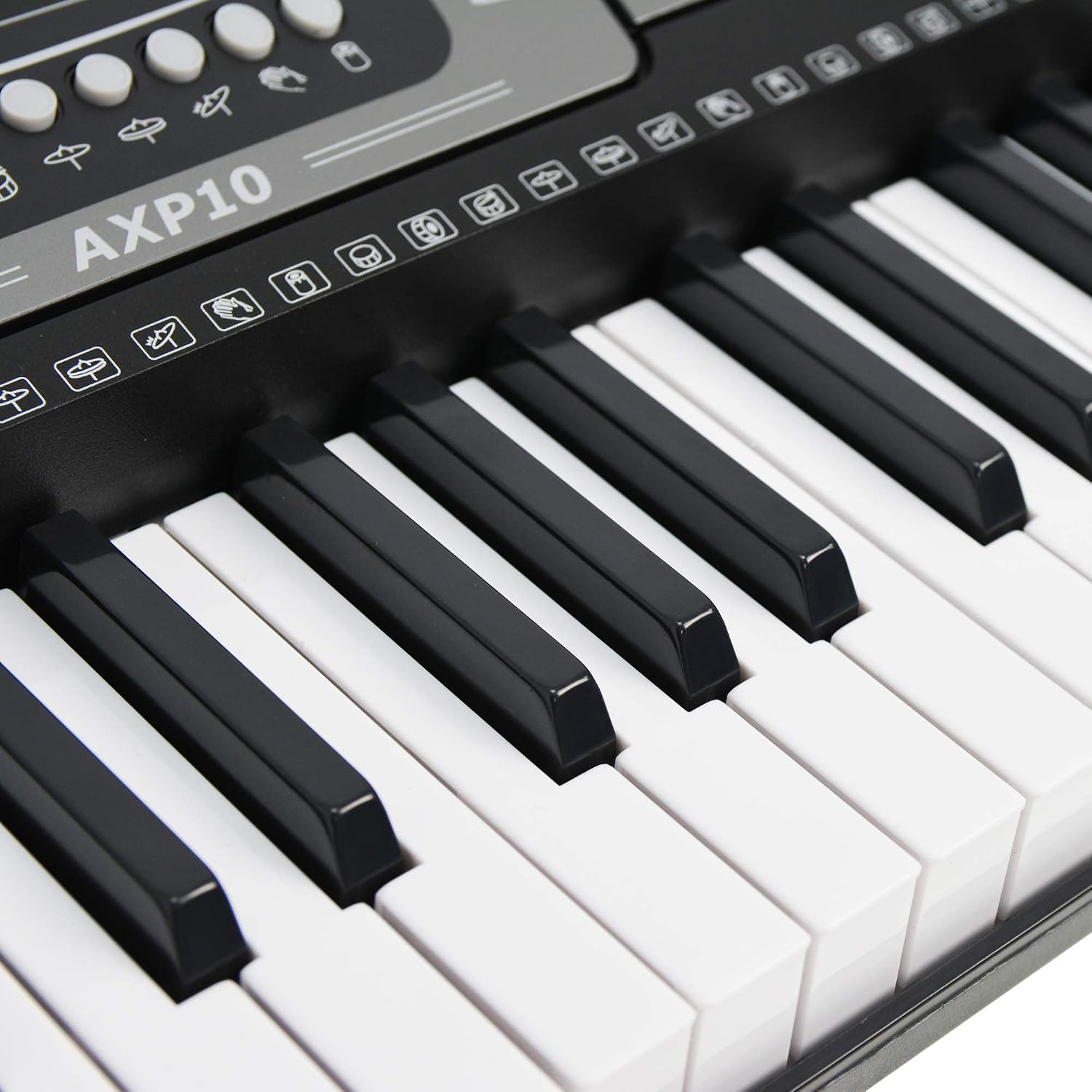 Axus AXP10 61-Key Portable Electronic Keyboard Piano Bundle for Beginners and Kids with Stand Stool, Headphones - Image 5