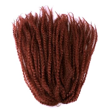 Amazon Com 18 Inch Afro Kinky Curly Bulk Twist Hair Crochet