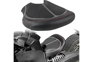 BAKAFOH Driver Seat w/Thick Cushion For Can Am Ryker 600 900 Sport Rally Edition 2019-2025 Ryker Seat Accessories(Part#219400795)(Flat White Stitches)