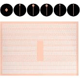 PCB Trace Repair Kit Soldering Lugs Solder Piece Rework Pad, Circuit Board Repair Kit, Repairs Spots Welding Point Mat for Phone IC Touch PCB Fingerprint Welding Plate with Copper Wire Design