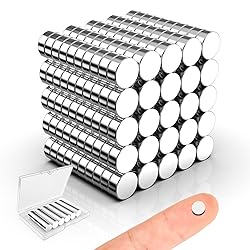 Magnets for Crafts, Caturledas 250 Pack 5x2mm Small