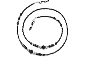 JURYLOO Beaded Eyeglass Chain Glasses Holder Necklace Sunglasses Chain Eye Glasses Holders Around Neck for Women Stylish