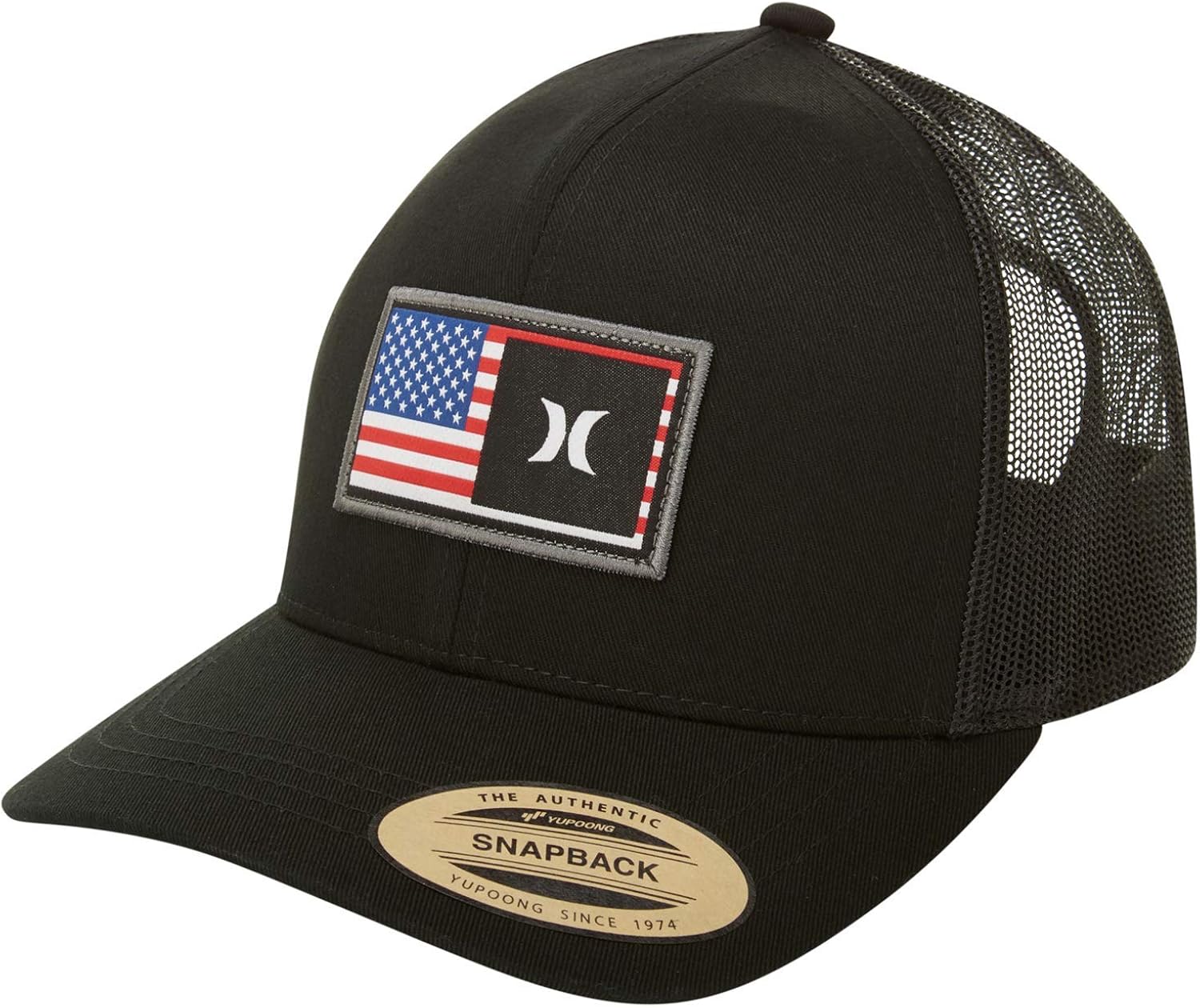 Hurley Men's Destination Curved Bill Trucker Baseball Cap Hat: Clothing