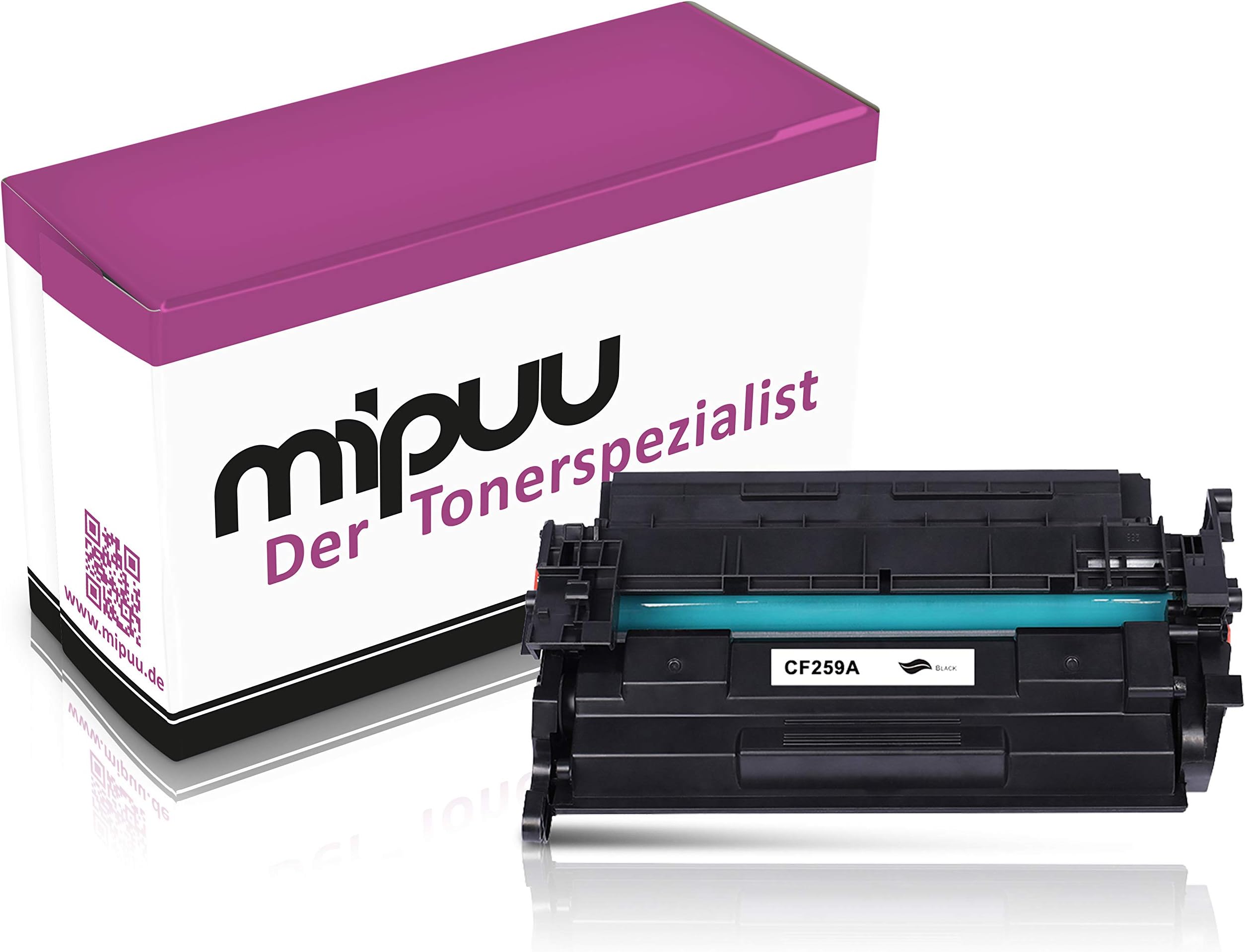 Mipuu Toner Compatible with HP CF259A 59A Black (Without Chip) for Laserjet Pro M304a M404n M404d M404dw MFP M428dw M428fdn M428fdw M428m