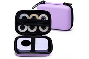 Phomemo Label Printer Case Hard Carry Case Compatible D30/Q30S/D35/M110/M02 Label Printer, Label Maker Labeler Storage Holder