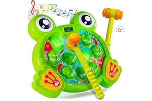 Play22 Toys for 2 3 4 5 Year Old - Toddler Toys Age 2-4, Whack A Frog Game, Baby Toy Gifts for Early Developmental Learning, Birthday Gift for Toddler Boy Toys