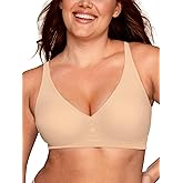 Yisfo Women's Deep V Bra Wireless Seamless No Underwire Jelly Bras Comfortable T-Shirt Bra Push Up Plunge Bralettes