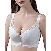 CHAOJIESI Women Push Up Bra Plus Size Lace Underwire Soft Padding Lift Up Bra