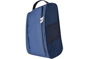 RNXRZANK Golf Shoe Bag, Travel Shoe Bag, Sports Storage Bags for Rugby, Bowling, Dance, Dark Blue
