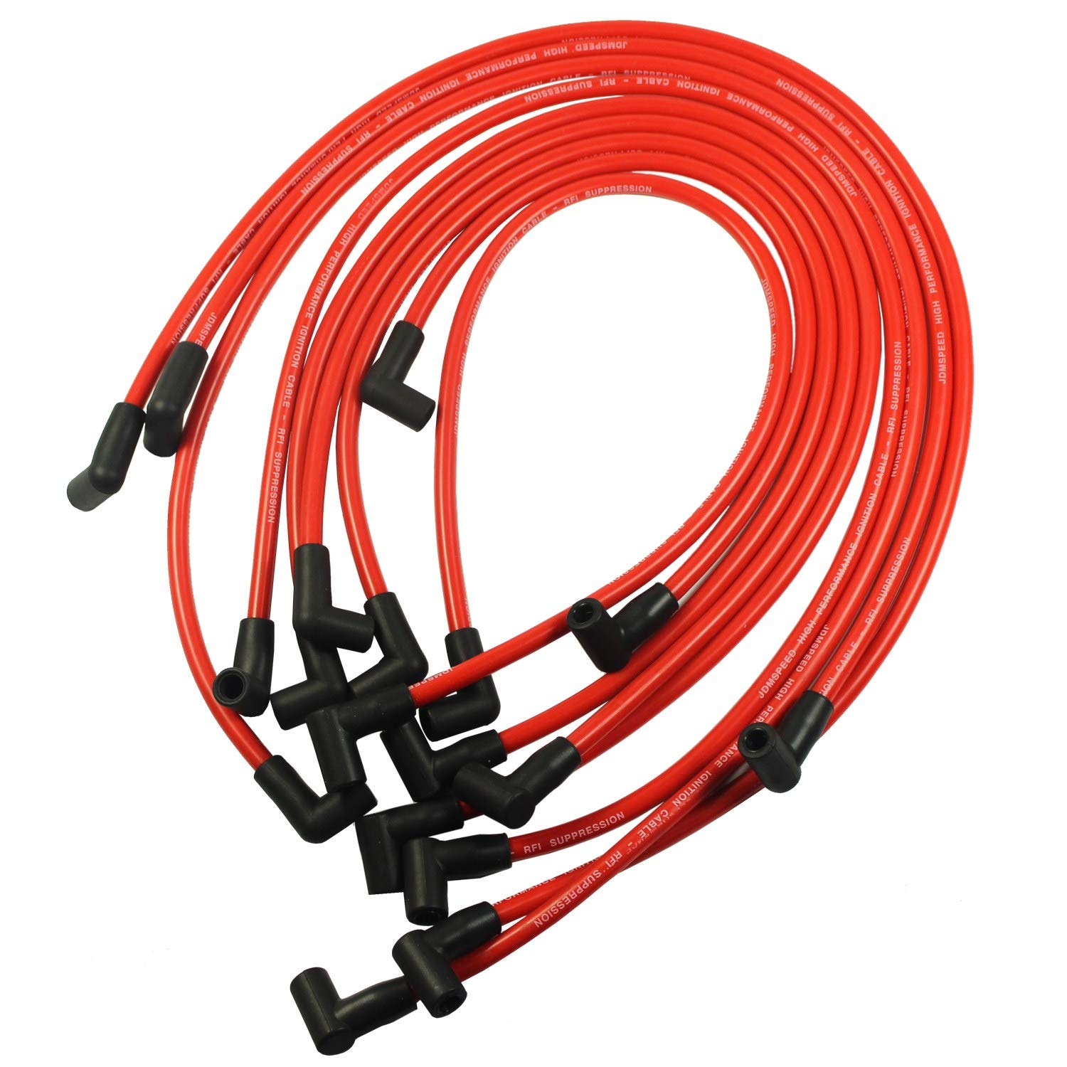 JDMSPEED New 10.5mm Spark Plug Wire Set Replacement for HEI SBC BBC 350 383 454 Electronic: Industrial & Scientific