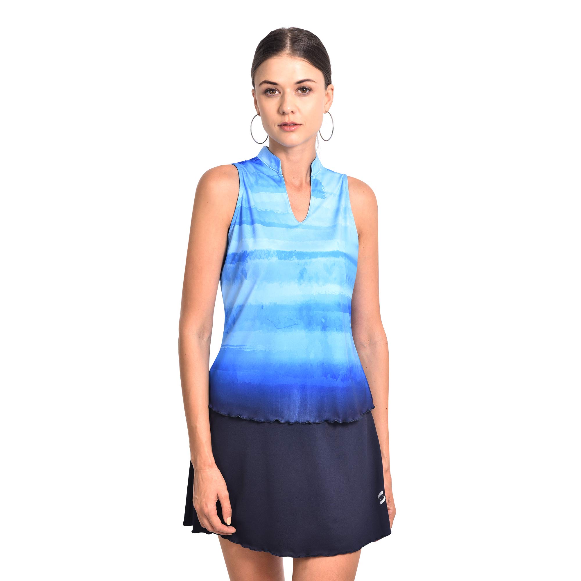 SAVALINO Womenβs Athletic Tennis Dress with a Two-Piece Look and Ruffled Hem. Size XS-XL