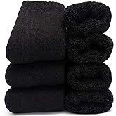Yoicy Mens Heavy Thick Wool Socks - Soft Warm Comfort Winter Crew Socks (Pack of 3/5),Multicolor,One Size 7-12