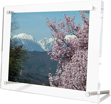 Amazon Homee フォトフレーム アクリル製 横縦置き兼用 クリア Amazon Homee フォトフレーム アクリル製 横縦置き兼用 クリア