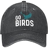 Eagle Hat Go Birds Hat Women Baseball Cap Vintage Cap Black