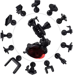  Isaddle Dash Cam Suction Mount Windshield Dashboard Suction Cup Mount Holder W Various Joints For Yi Rexing Falcon Old Shark Vantrue Kdlinks Wheelwitness 99 On Dash Cameras Suitable Everything Else