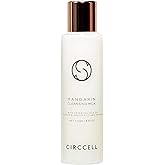 CIRCCELL Mandarin Cleansing Milk – Hydrating & Brightening Face Cleanser with Fruit Extracts –Anti-Aging Facial Cleanser – Rich, Creamy Cleansing Milk Removes Makeup – Suitable for All Skin Types