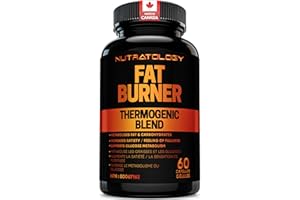 Nutratology Thermogenic Fat Burner | Canadian-Made | Metabolizes Carbohydrates & Fats - Appetite Suppressant That Helps Satie