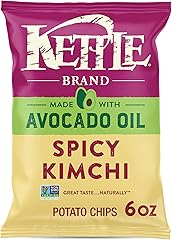 Kettle Brand Made with Avocado Oil Spicy Kimchi Potato Chips, 6 Oz Bag