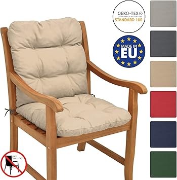 Garten Terrasse Auflagen Gartenstuhl Auflagen Niedriglehner Polster Kissen Sitz Sitzkissen Gartenmobel Ppipo Es