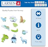 Larsen A25 South America Topographic Map Jigsaw Puzzle 65 Pieces Kids Adults view 3