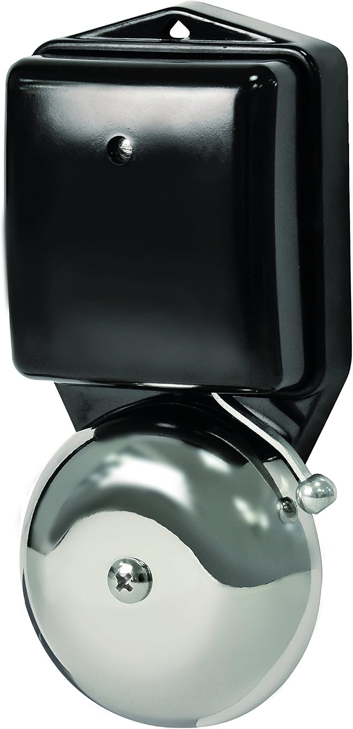 SCS Sentinel, CFI0018, Electromechanical Wired Doorbell with 8V AC 1A Offset Transformer, User Manual, RetroBell