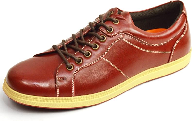 Amazon トランスフォーム スニーカー シューズ メンズ カジュアル ヴィンテージ レースアップ レザー 靴 27cm 27 5cm相当 Transform トランスフォーム スニーカー