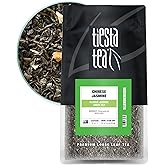 Tiesta Tea - Chinese Jasmine, Loose Leaf, Classic Jasmine Green Tea, Premium Blend, Medium Caffeinated, Make Hot or Iced Brews Up to 200 Cups, 16 Ounce Resealable Bulk Pouch
