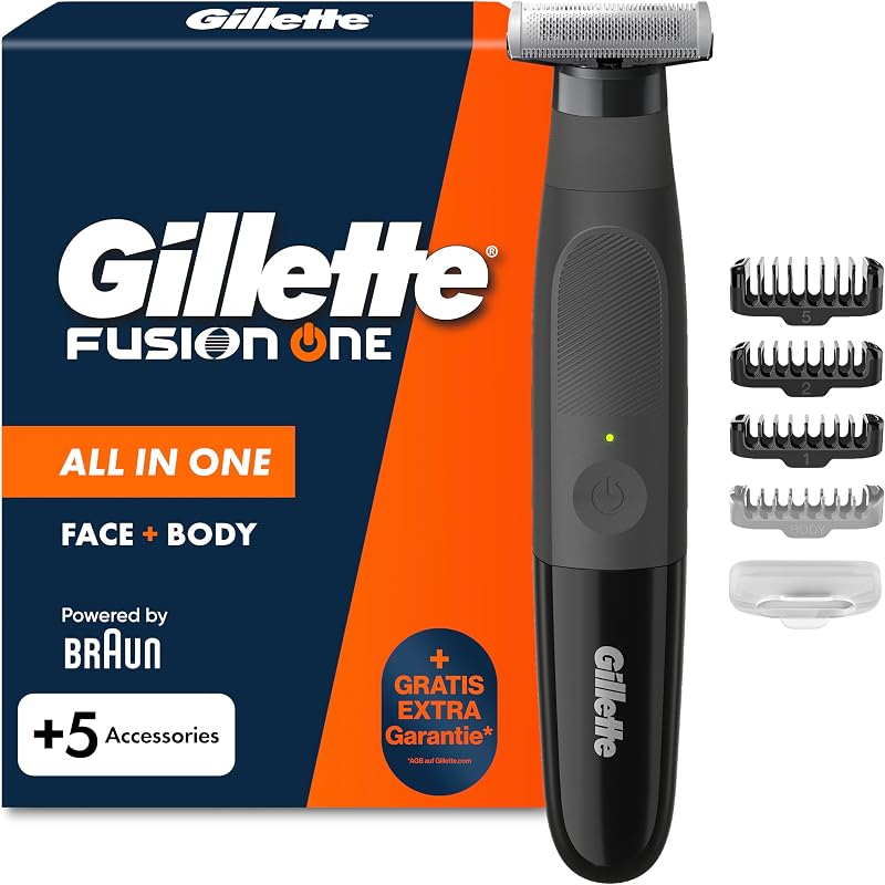 Fusion One Hybrid Rasierer Herren Elektrisch, Schwarz