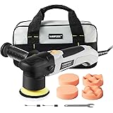 WISETOOL 300W 2.5Amp Dual Action Orbital Polisher,3 Inch Variable Speed Polisher Sander for Home Appliance Polishing,Car Sand