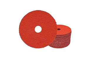 UPWOOD Ceramic Resin Fiber Sanding and Grinding Discs, 5” x 7/8”, 36 Grit - 25 Pack