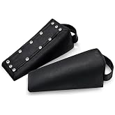 LILXIU 2 PCS Pelvic Blocks Sacral Wedge with Non Slip Bottom &amp; Handle, Pelvic Block for Pelvic Positioning Support, Physical Therapy Positioning Wedges, Black