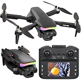 F417PRO Drone with Camera 1080P for Adults Kids, Mini Drone with HD Screen | Adult Drone, Dual 90&deg; Lens, LED Lights, Optical Flow, Modular Battery, Beginner Drone, One Key Start, Headless, 3D Flip, Case