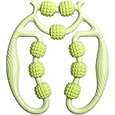 Relajador De Piernas Manual, Leg Massager Roller,9 Wheel Circular Leg Clamp, Leg Roller Massage Tool, Multipurpose Massage Tools (9 Rollers