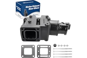 Marine Exhaust Riser Elbow Fits V6 V8 Mercruiser Engines Manifold Elbow 1981-2002 Replaces 8079882A 807988Q03 807914A1 44354,